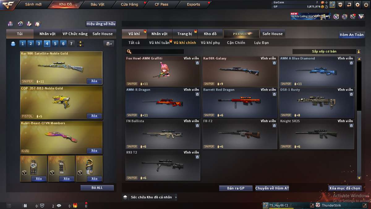 shop acc cf uy tin gia re